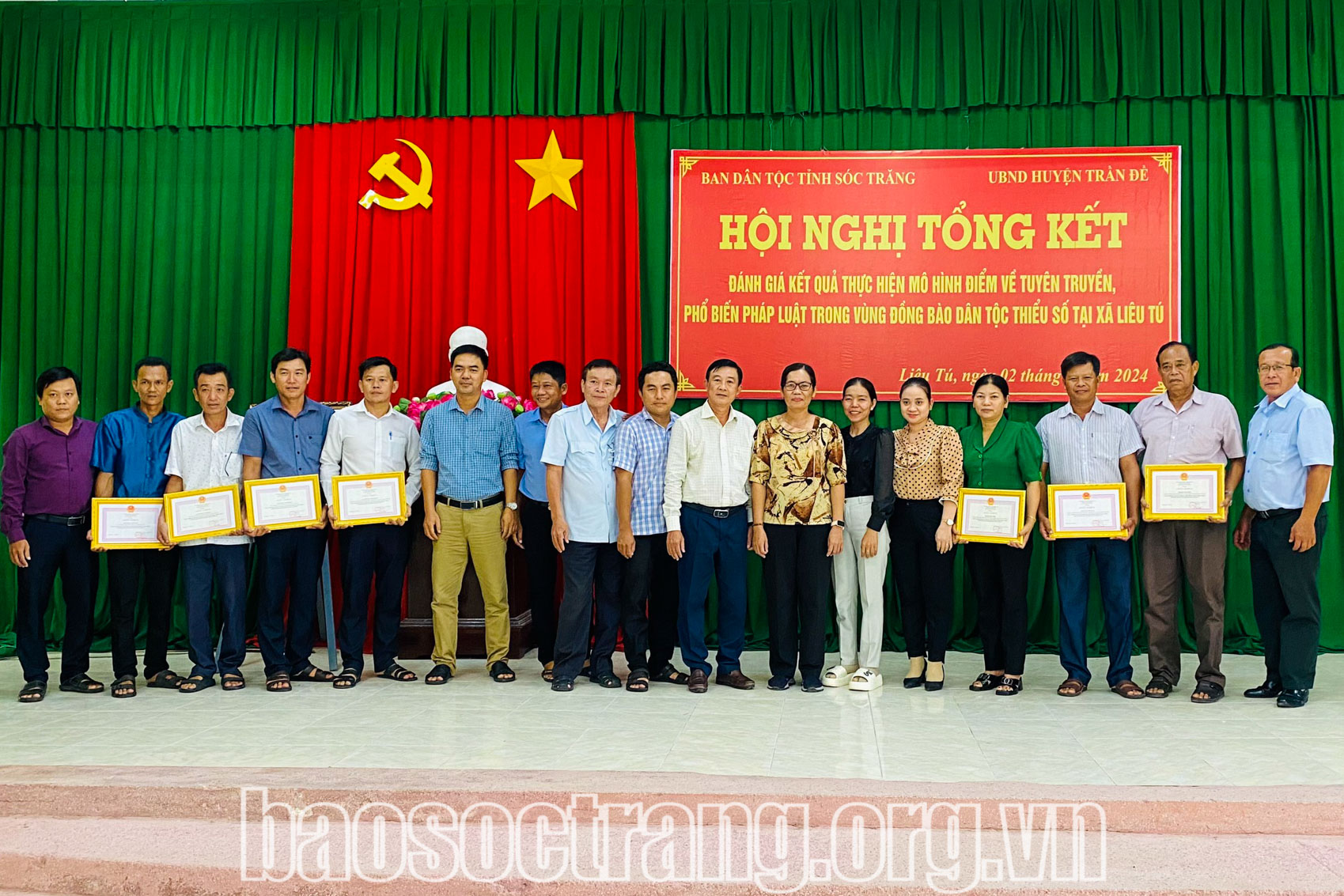 Hiệu quả từ mô hình điểm về tuyên truyền, phổ biến pháp luật trong vùng đồng bào dân tộc thiểu số tại xã Liêu Tú