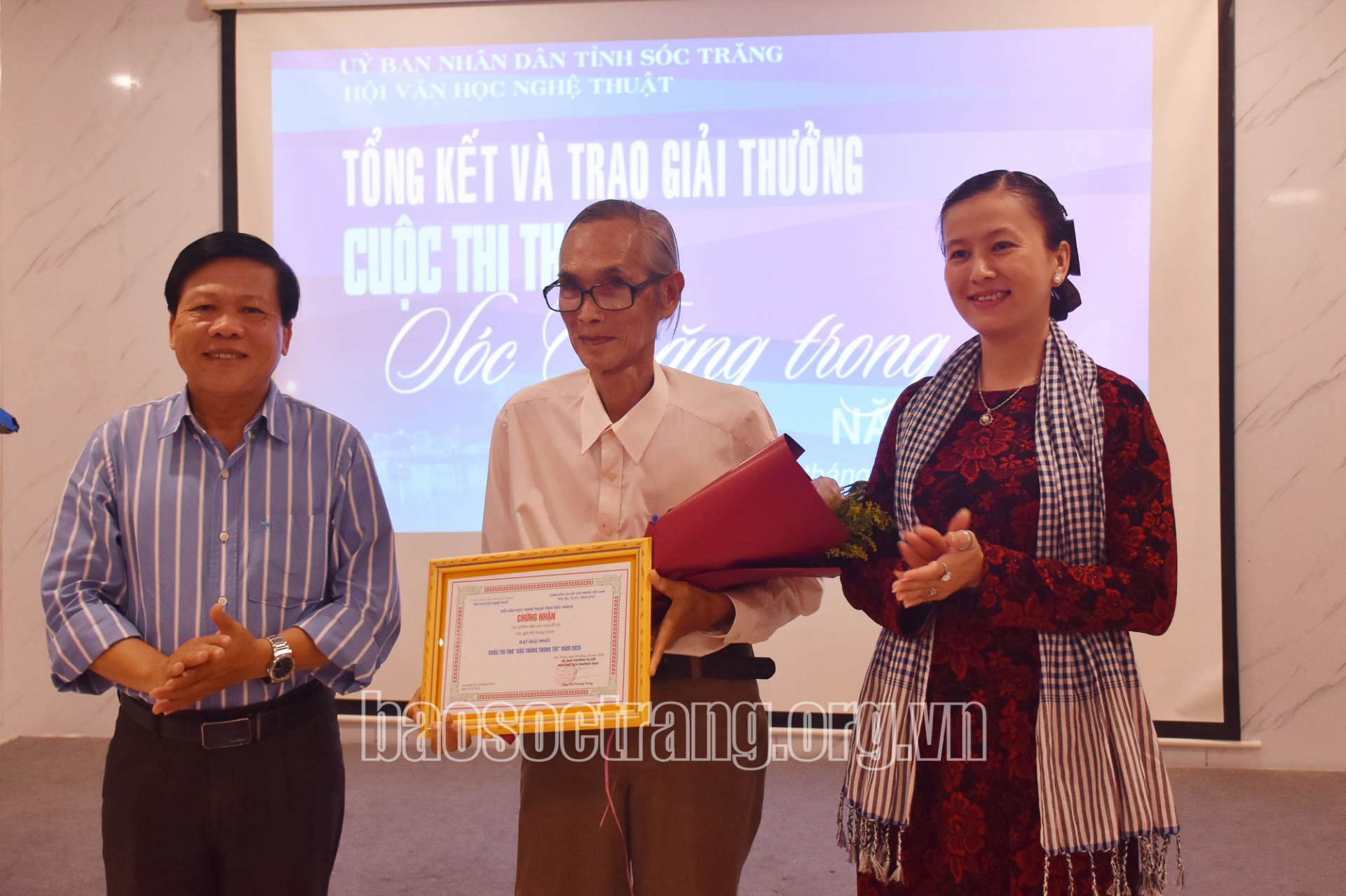 Tác giả Hồ Trung Chính đạt giải nhất cuộc thi thơ “Sóc Trăng trong tôi” năm 2023