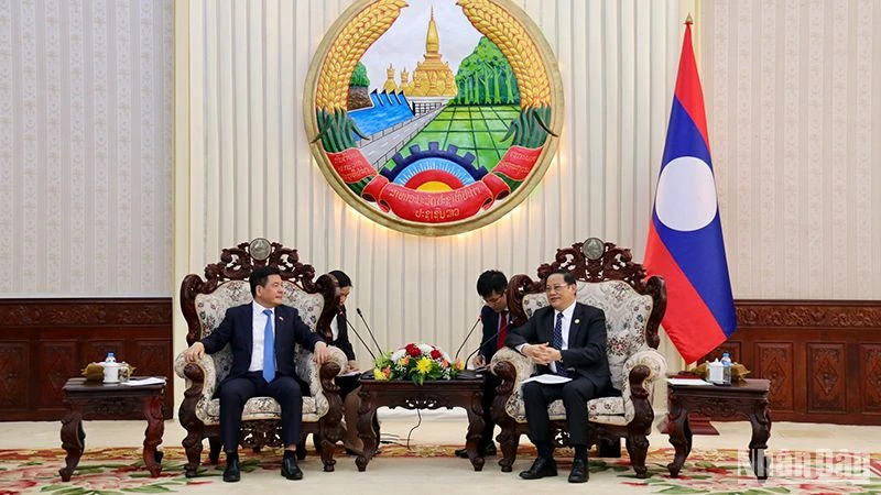 Việt Nam và Lào tăng cường hợp tác trong các lĩnh vực kinh tế trọng yếu
