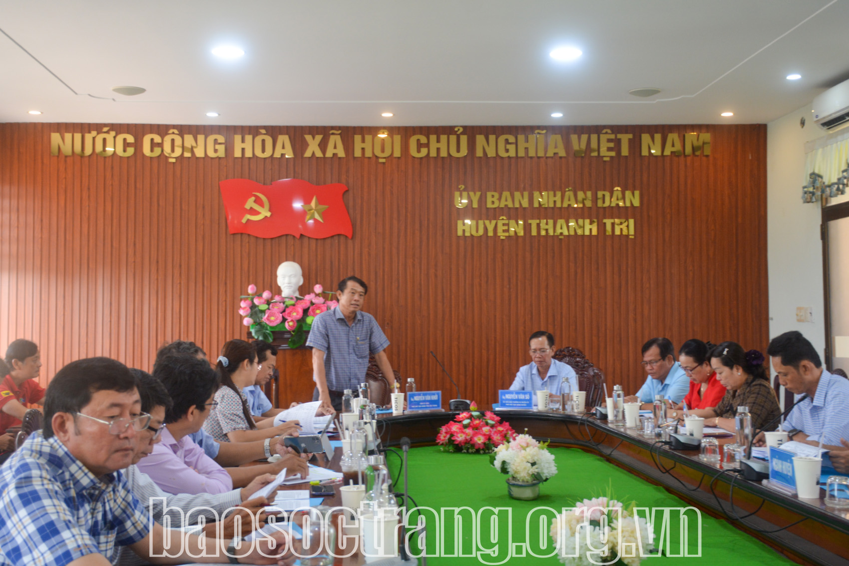 Đoàn giám sát HĐND tỉnh làm việc tại huyện Thạnh Trị về quy hoạch, kế hoạch sử dụng đất