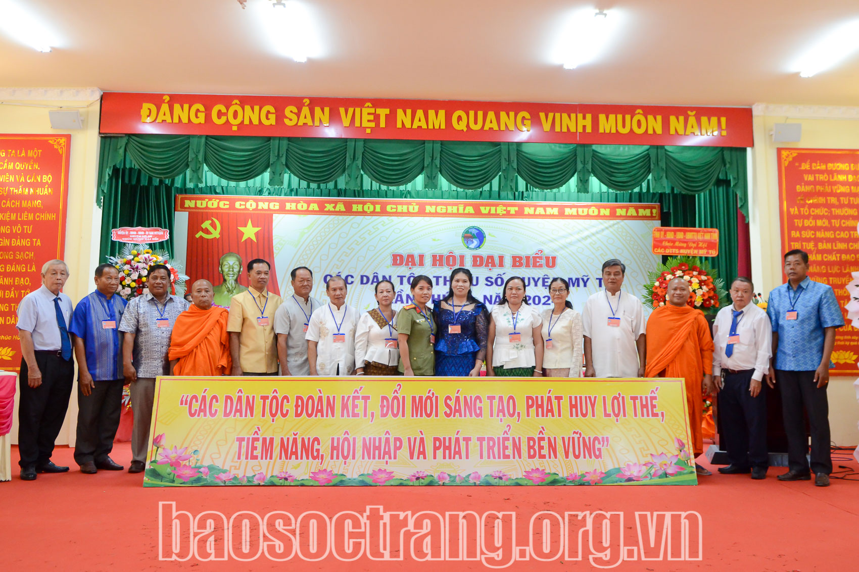 Đại hội đại biểu các dân tộc thiểu số huyện Mỹ Tú lần thứ IV năm 2024 thành công tốt đẹp