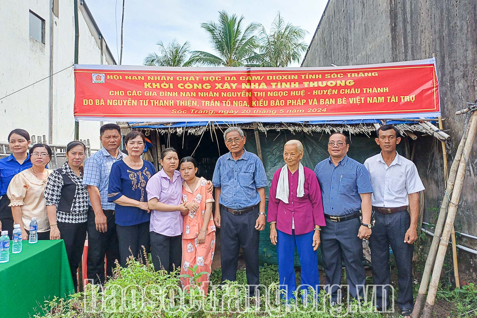 Khởi công xây nhà tình thương cho nạn nhân chất độc da cam ở huyện Châu Thành