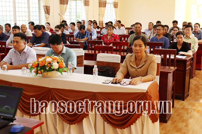 Tổ chức tuyên truyền, giáo dục pháp luật bình đẳng giới vùng dân tộc thiểu số tại huyện Trần Đề