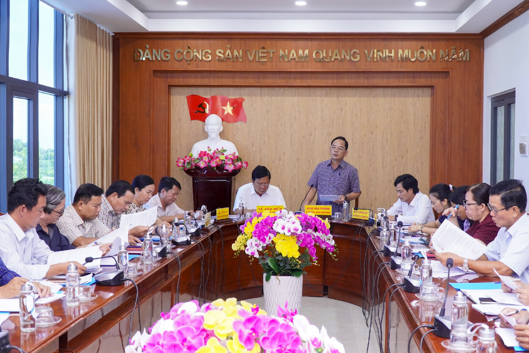 Họp Tổ đại biểu HĐND tỉnh đơn vị huyện Mỹ Xuyên