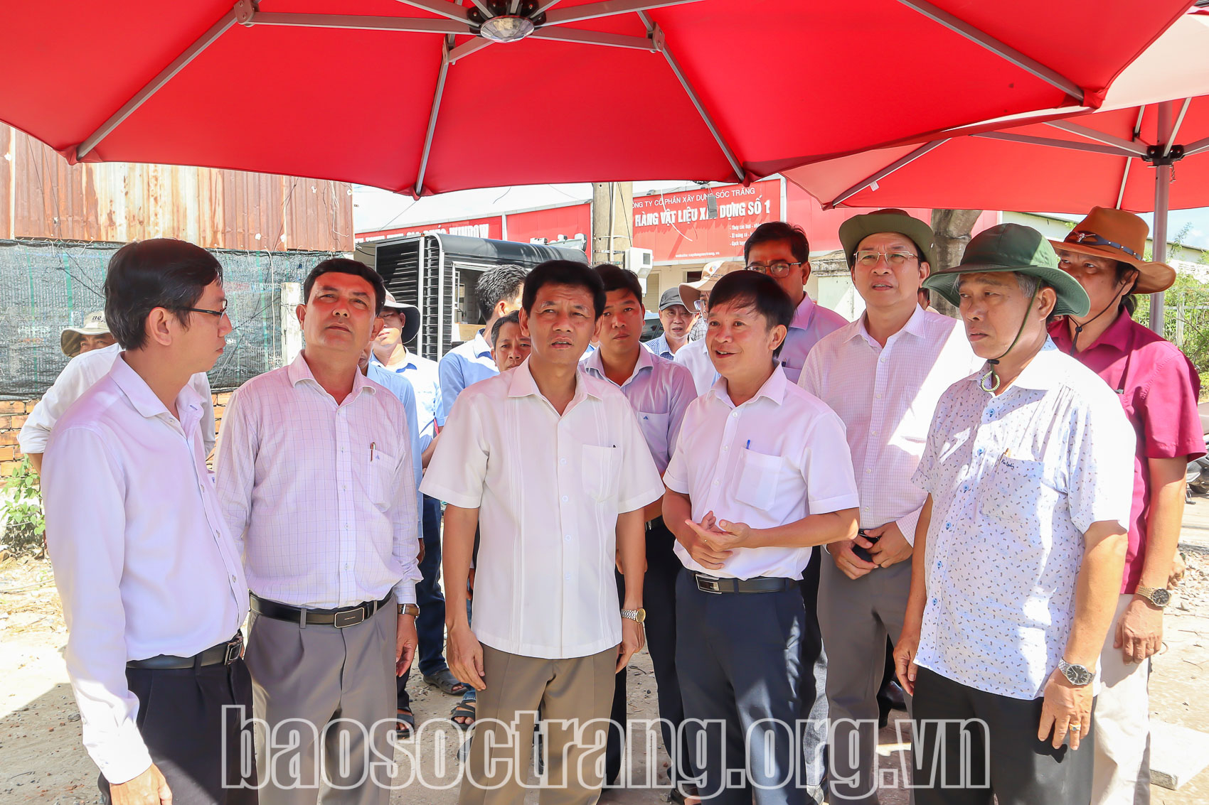 Bí thư Tỉnh ủy kiểm tra công tác giải phóng mặt bằng và tiến độ xây dựng các công trình, dự án trên địa bàn thành phố Sóc Trăng